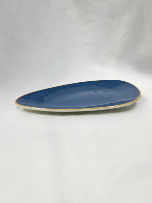 TRIANGLE PLATTER - SPLASH BLUE