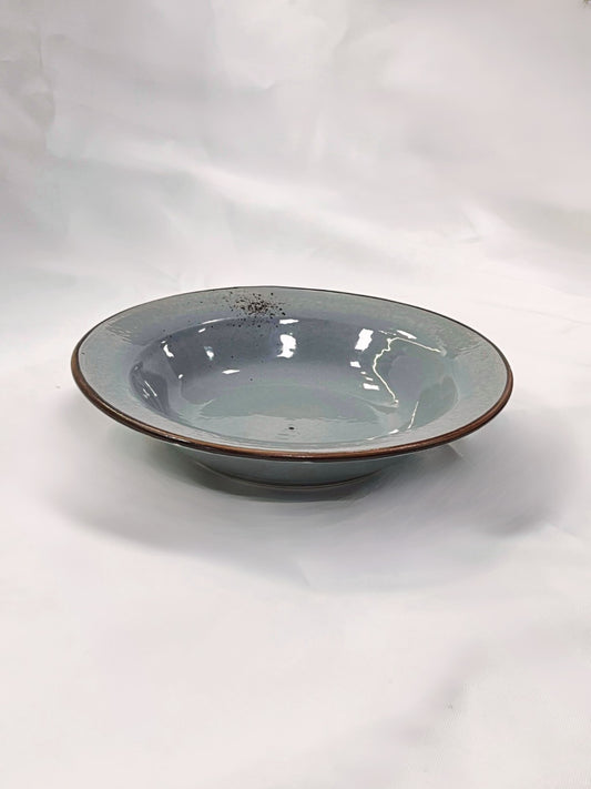 PASTA BOWL- DOTTED GREY