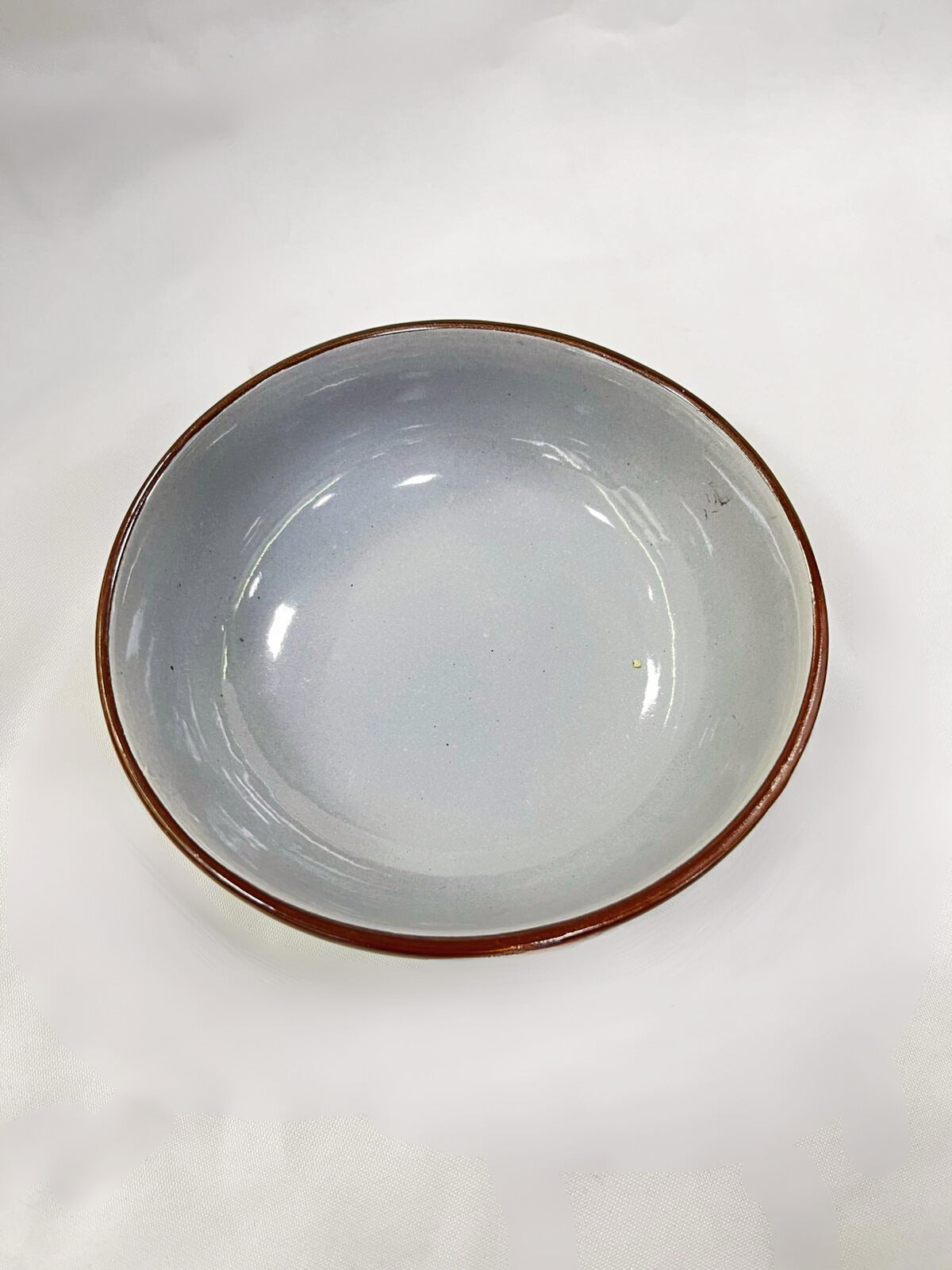 SERVING BOWL- DOTTED GREY