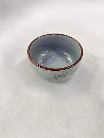 SMALL BOWL/ KATORI- DOTTED GREY